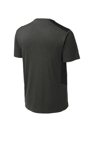 Sport-Tek Endeavor Tee (Black Heather/ Black)