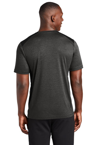 Sport-Tek Endeavor Tee (Black Heather/ Black)