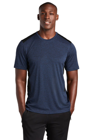 Sport-Tek Endeavor Tee (Dark Royal Heather/ Black)