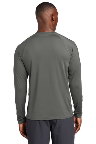 Sport-Tek Long Sleeve Rashguard Tee (Dark Smoke Grey)