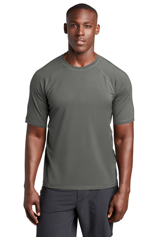 Sport-Tek Rashguard Tee (Dark Smoke Grey)