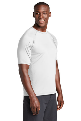 Sport-Tek Rashguard Tee (White)