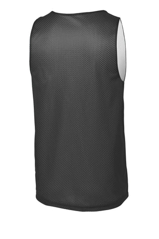 Sport-Tek PosiCharge Classic Mesh Reversible Tank (Iron Grey/ White)