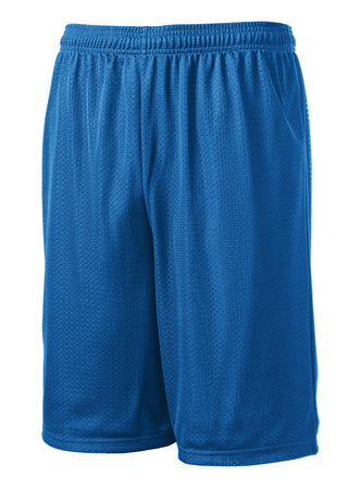 Sport-Tek Long PosiCharge Classic Mesh Short (True Royal)