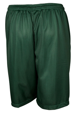 Sport-Tek Long PosiCharge Classic Mesh Short (Forest Green)