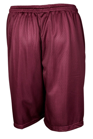 Sport-Tek Long PosiCharge Classic Mesh Short (Maroon)