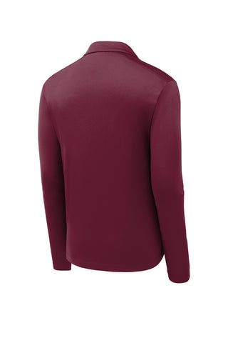 Sport-Tek Posi-UV Pro Long Sleeve Polo (Cardinal)