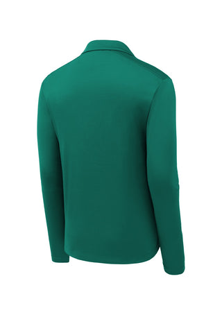 Sport-Tek Posi-UV Pro Long Sleeve Polo (Marine Green)