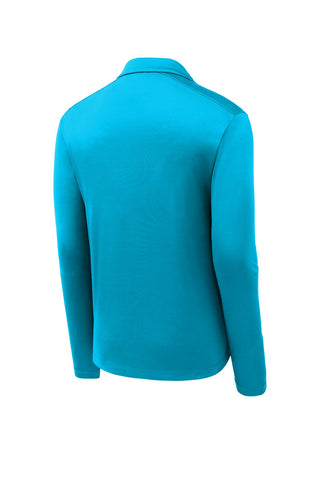 Sport-Tek Posi-UV Pro Long Sleeve Polo (Sapphire)