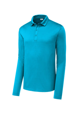 Sport-Tek Posi-UV Pro Long Sleeve Polo (Sapphire)