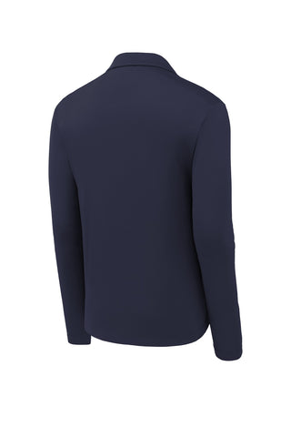 Sport-Tek Posi-UV Pro Long Sleeve Polo (True Navy)