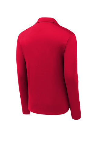 Sport-Tek Posi-UV Pro Long Sleeve Polo (True Red)