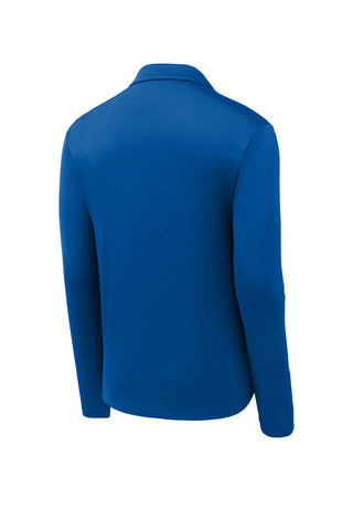 Sport-Tek Posi-UV Pro Long Sleeve Polo (True Royal)