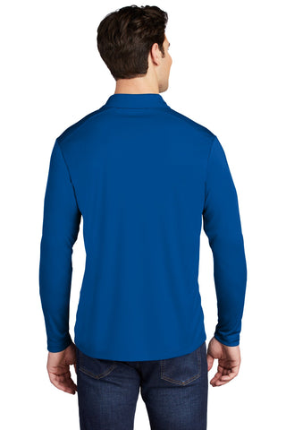 Sport-Tek Posi-UV Pro Long Sleeve Polo (True Royal)