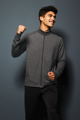 Sport-Tek Sport-Wick Flex Fleece Full-Zip (True Navy)