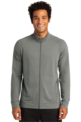 Sport-Tek Sport-Wick Flex Fleece Full-Zip (Light Grey Heather)