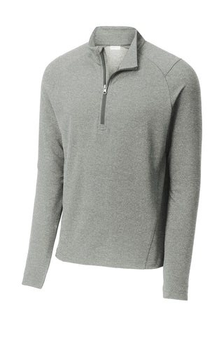 Sport-Tek Sport-Wick Flex Fleece 1/4-Zip (Light Grey Heather)