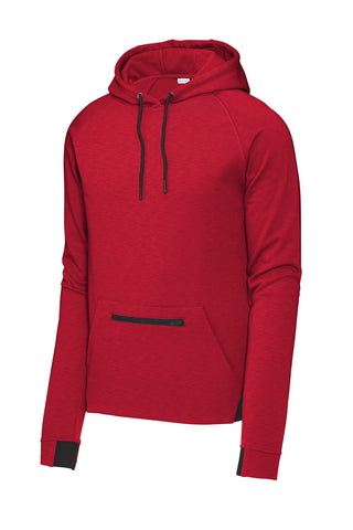 Sport-Tek PosiCharge Strive Hooded Pullover (Deep Red)