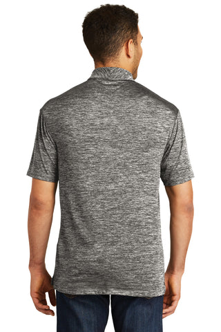 Sport-Tek PosiCharge Electric Heather Polo (Black Electric)