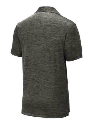 Sport-Tek PosiCharge Electric Heather Polo (Grey-Black Electric)