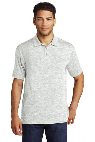 Sport-Tek PosiCharge Electric Heather Polo (Silver Electric)