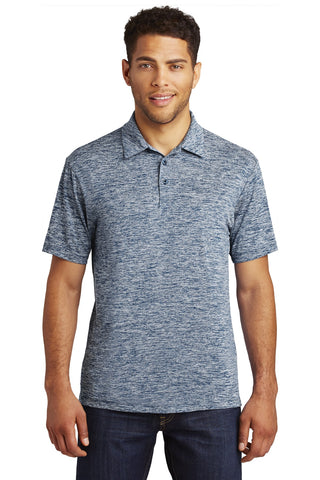 Sport-Tek PosiCharge Electric Heather Polo (True Navy Electric)