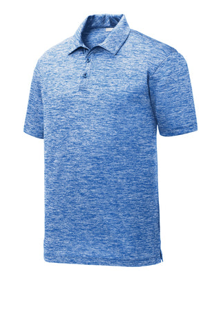 Sport-Tek PosiCharge Electric Heather Polo (True Royal Electric)