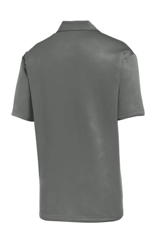 Sport-Tek Embossed PosiCharge Tough Polo (Dark Smoke Grey)