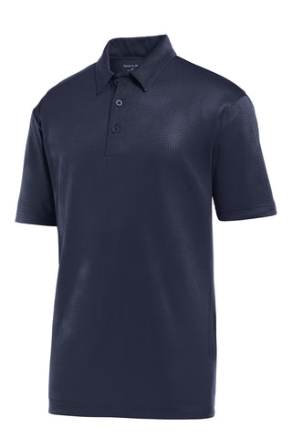 Sport-Tek Embossed PosiCharge Tough Polo (True Navy)