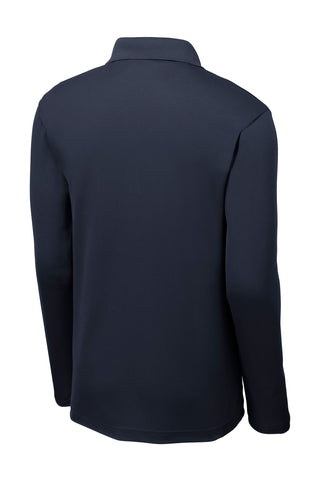 Sport-Tek PosiCharge RacerMesh Long Sleeve Polo (True Navy)