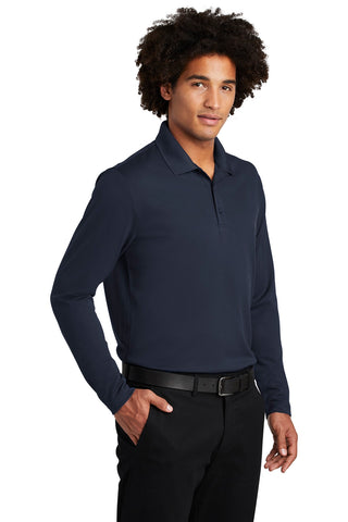 Sport-Tek PosiCharge RacerMesh Long Sleeve Polo (True Navy)