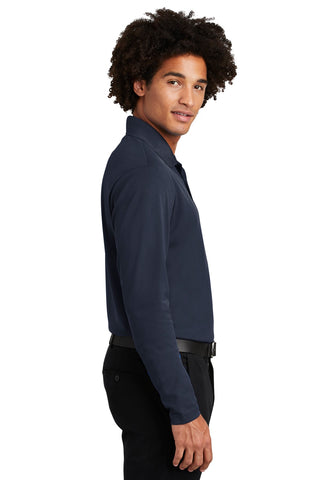 Sport-Tek PosiCharge RacerMesh Long Sleeve Polo (True Navy)