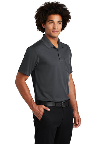 Sport-Tek PosiCharge RacerMesh Pocket Polo (Graphite)