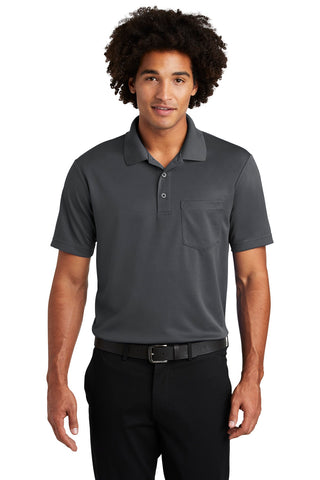 Sport-Tek PosiCharge RacerMesh Pocket Polo (Graphite)