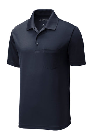 Sport-Tek PosiCharge RacerMesh Pocket Polo (True Navy)