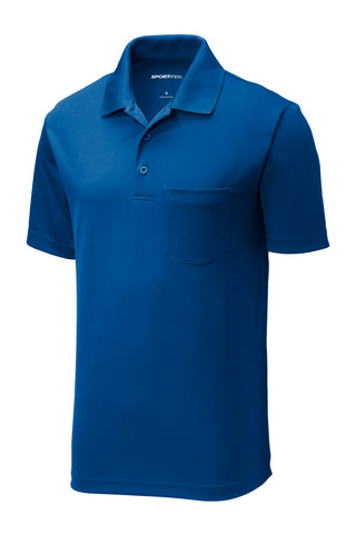 Sport-Tek PosiCharge RacerMesh Pocket Polo (True Royal)