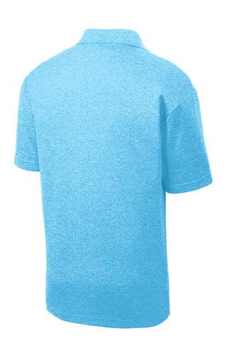 Sport-Tek PosiCharge RacerMesh Polo (Pond Blue Heather)