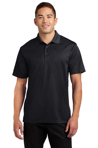 Sport-Tek Tall Micropique Sport-Wick Polo (Black)