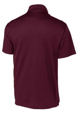 Sport-Tek Micropique Sport-Wick Pocket Polo (Maroon)