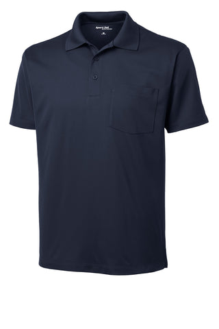 Sport-Tek Micropique Sport-Wick Pocket Polo (True Navy)