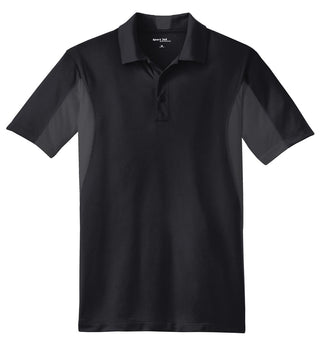 Sport-Tek Side Blocked Micropique Sport-Wick Polo (Black/ Iron Grey)