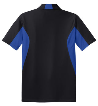 Sport-Tek Side Blocked Micropique Sport-Wick Polo (Black/ True Royal)