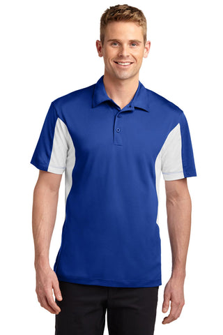 Sport-Tek Side Blocked Micropique Sport-Wick Polo (True Royal/ White)