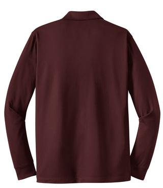 Sport-Tek Long Sleeve Micropique Sport-Wick Polo (Maroon)