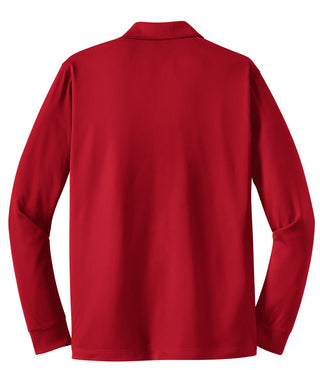 Sport-Tek Long Sleeve Micropique Sport-Wick Polo (True Red)