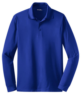 Sport-Tek Long Sleeve Micropique Sport-Wick Polo (True Royal)