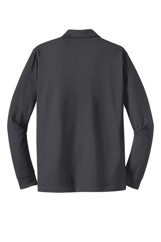 Sport-Tek Long Sleeve Micropique Sport-Wick Polo (Iron Grey)