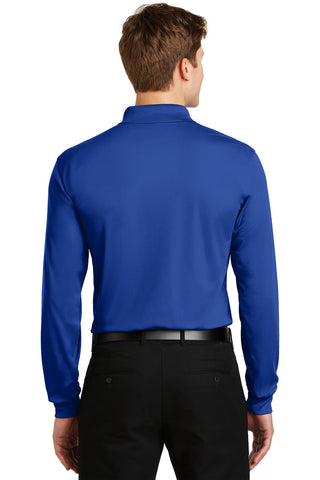 Sport-Tek Long Sleeve Micropique Sport-Wick Polo (True Royal)