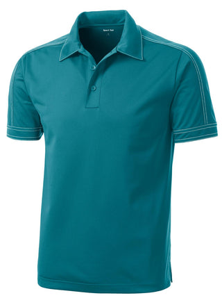 Sport-Tek Contrast Stitch Micropique Sport-Wick Polo (Tropic Blue)