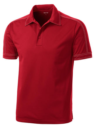 Sport-Tek Contrast Stitch Micropique Sport-Wick Polo (True Red)